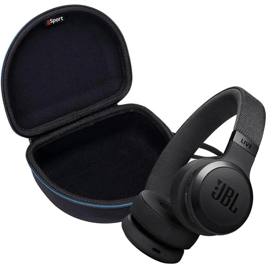 Paquete de Auriculares Inalámbricos JBL Live 670NC con Cancelación de Ruido y Estuche EVA de gSport (Negro) HejK.com