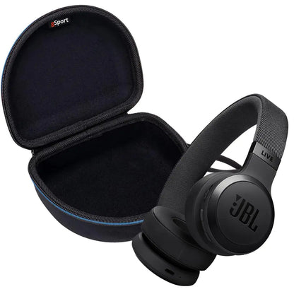 Paquete de Auriculares Inalámbricos JBL Live 670NC con Cancelación de Ruido y Estuche EVA de gSport (Negro) HejK.com