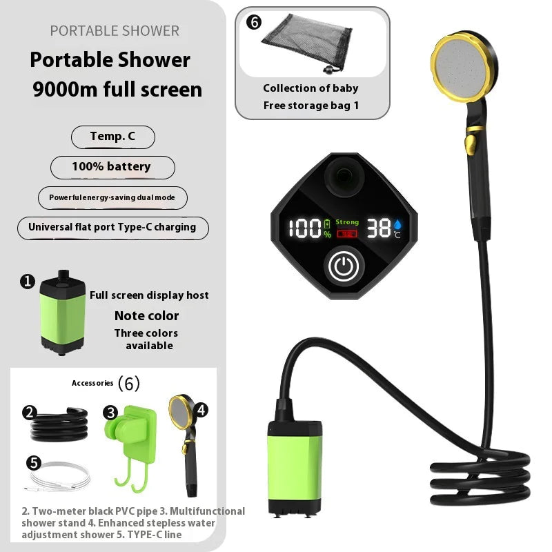 Portable Outdoor Shower WEM Support (www.WEM.support)