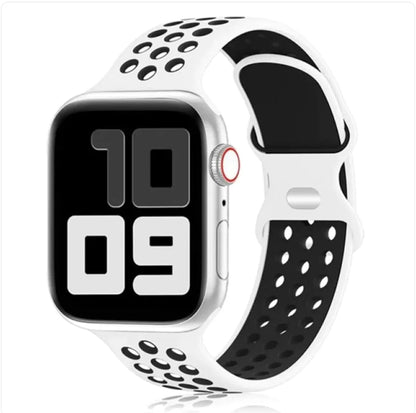 Two-Tone Silicone Sports Wristband WEM Support (www.WEM.support)