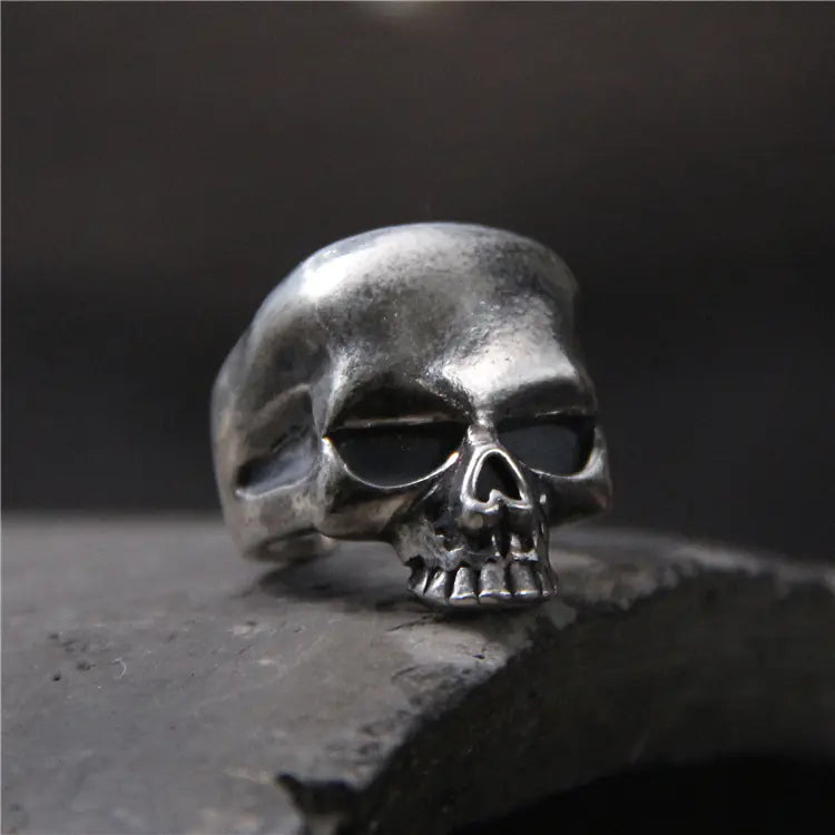 Personalized S925 Sterling Silver Skull Ring