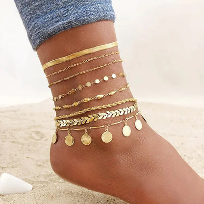 Adjustable Snake Chain Anklet for Women Girls WEM Support (www.WEM.support)
