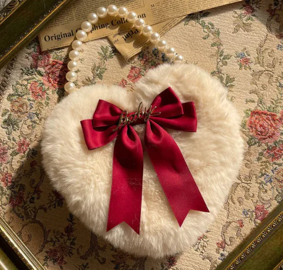 Heart Plush Hand Carrying Bag HejK.com