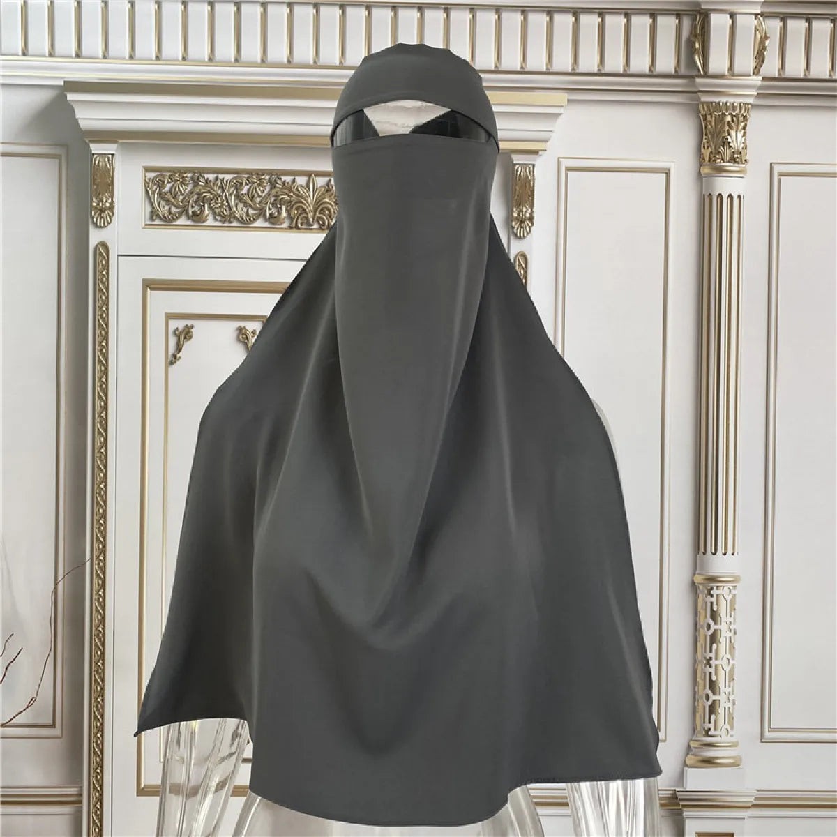 Fashion Solid Color Women's Veil WEM Support (www.WEM.support)