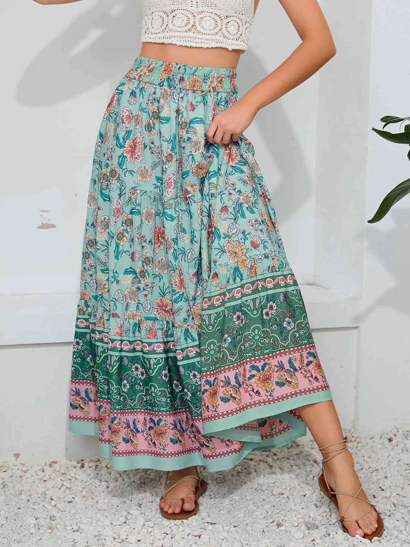 Marty Boho Maxi Skirt WEM Support (www.WEM.support)
