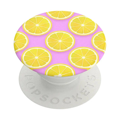 PopSockets Phone Grip with Expanding Kickstand, Fruit Pattern - Pink Lemonade