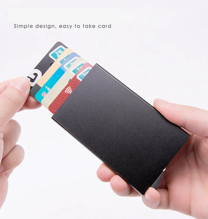 Mens RFID Blocking Slim Money Clip Carbon Fiber Wallet ID Credit Card Holder New WEM Support (www.WEM.support)