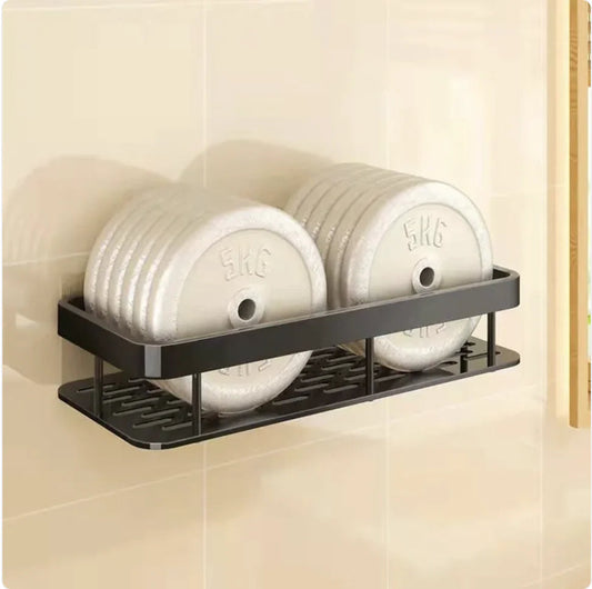 Punch-Free Bathroom Storage Rack WEM Support (www.WEM.support)