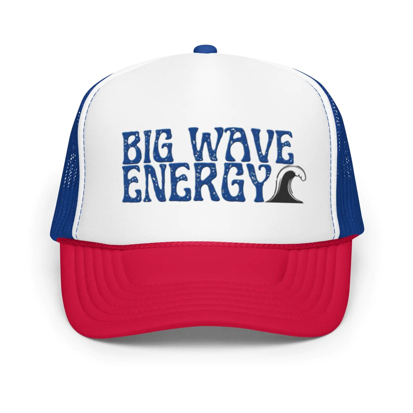 Big Wave Energy Foam Trucker Hat WEM Support (www.WEM.support)