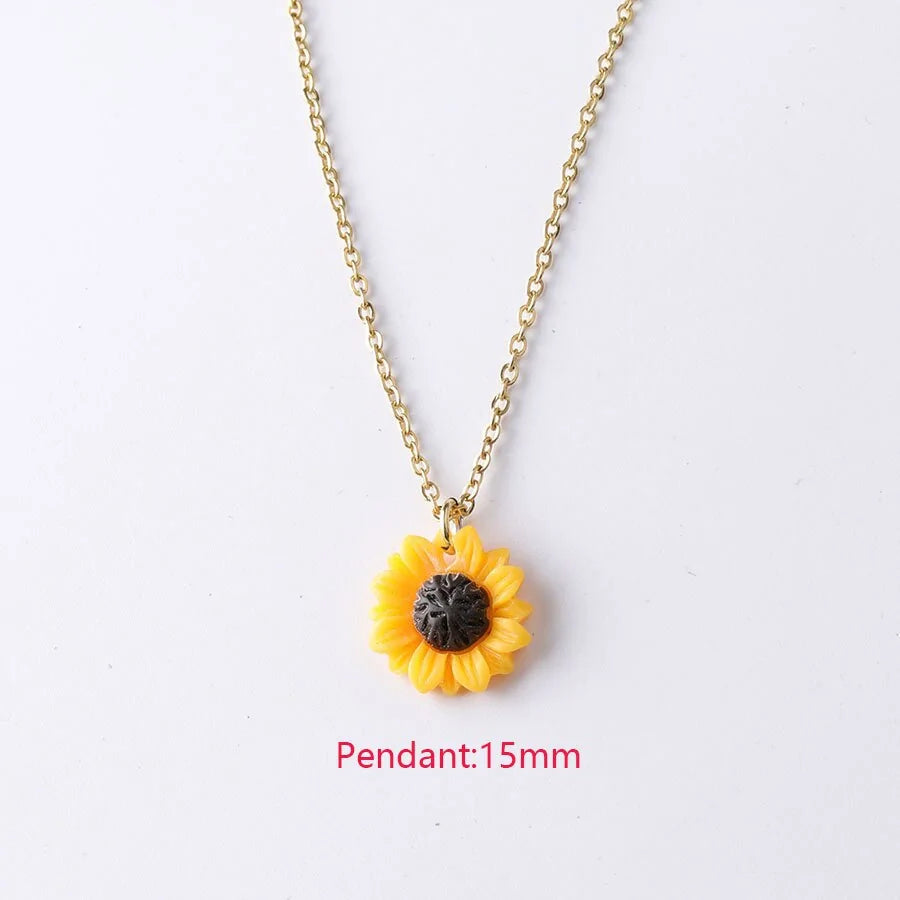 Sunflowers Necklace WEM Support (www.WEM.support)