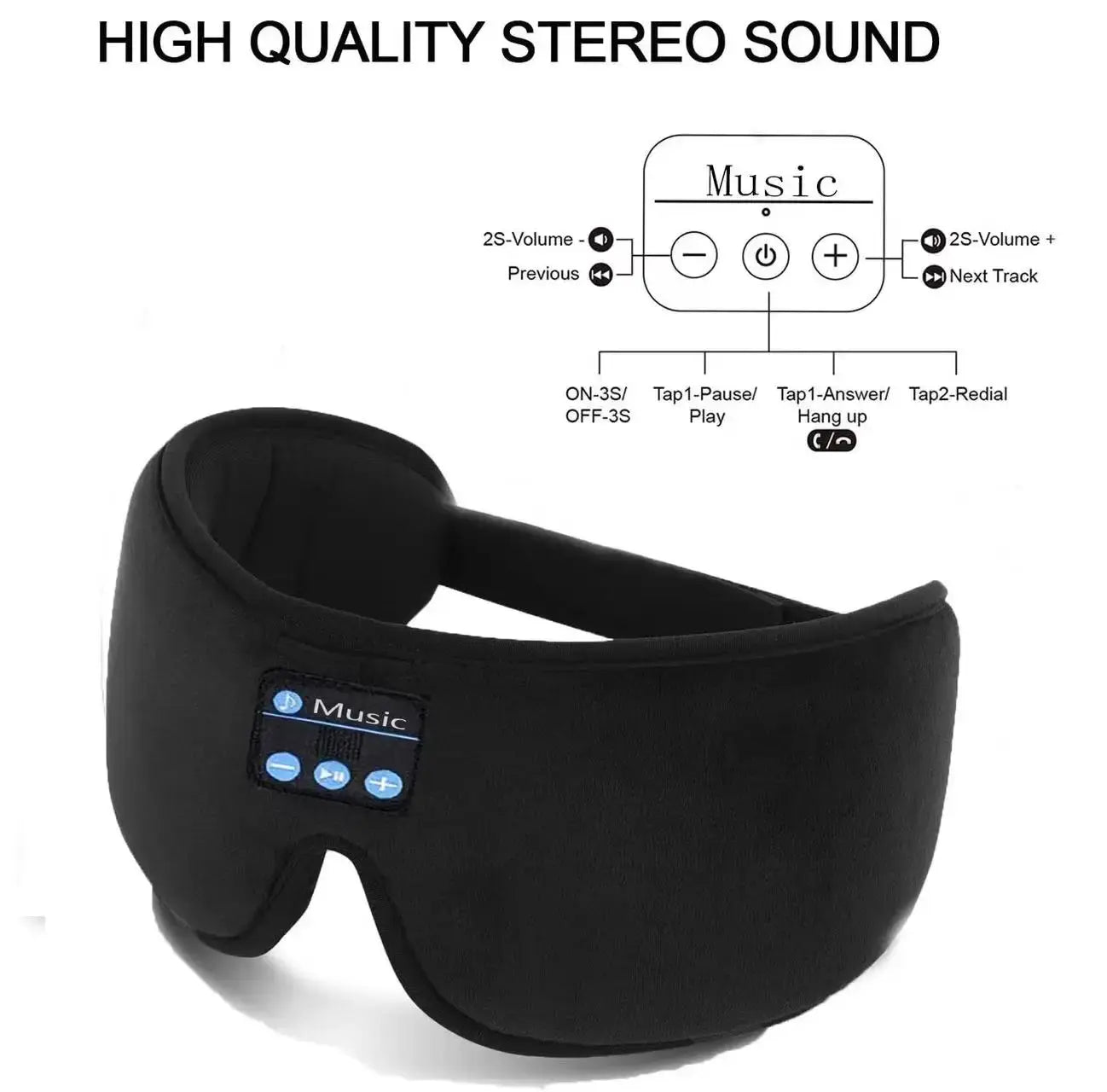 Sleep Headset Bluetooth Wireless WEM Support (www.WEM.support)