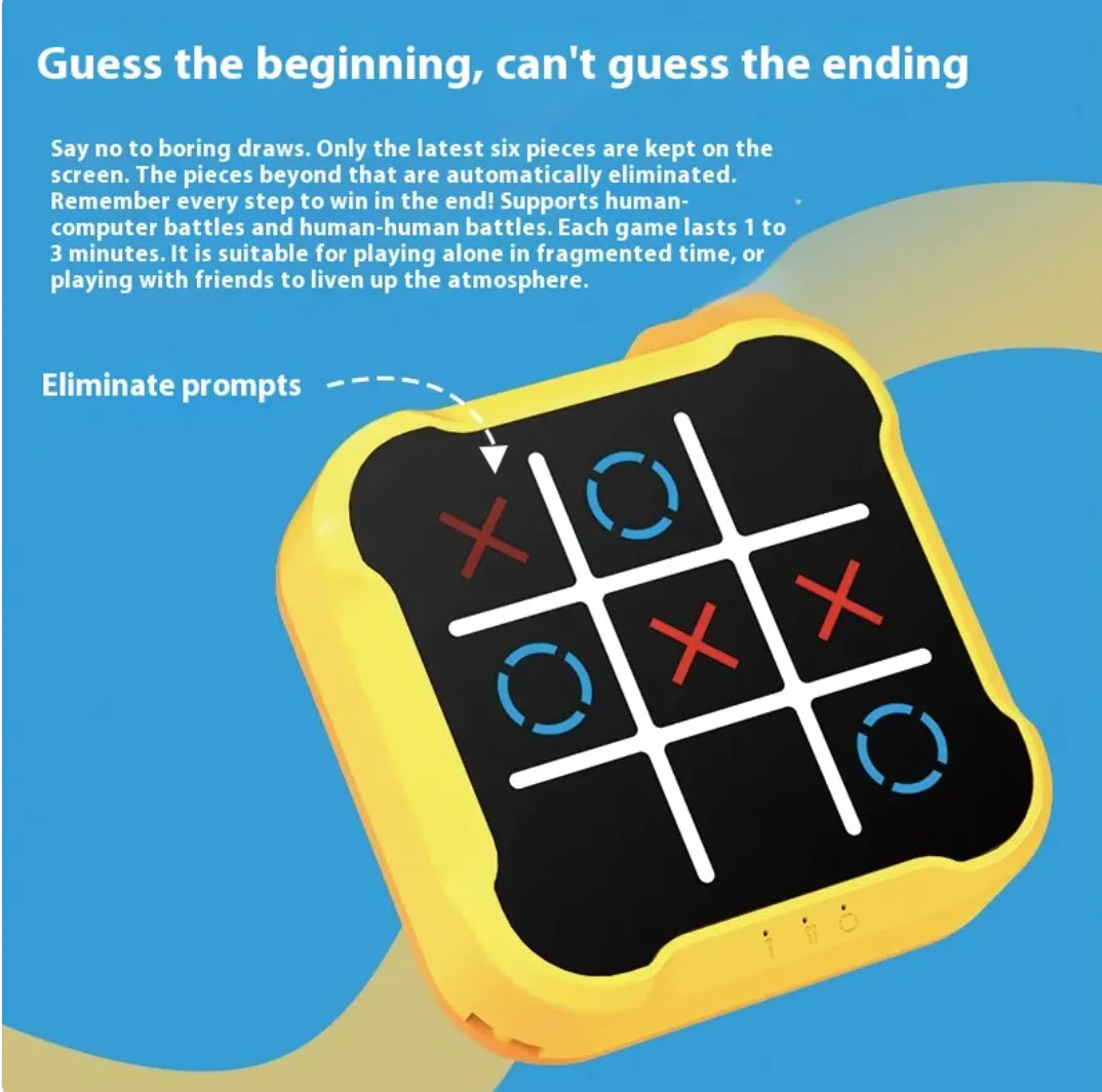 Educational Tic-Tac-Toe Toy WEM Support (www.WEM.support)
