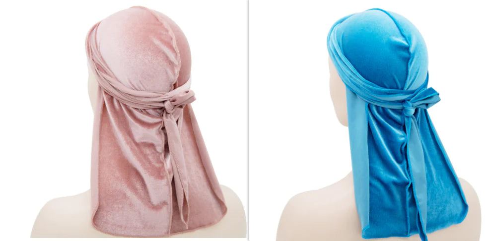 Unisex Velvet Long Tail Beanie WEM Support (www.WEM.support)