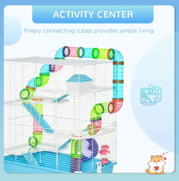 Hamster Cage w/Tube And Tunnel HejK.com