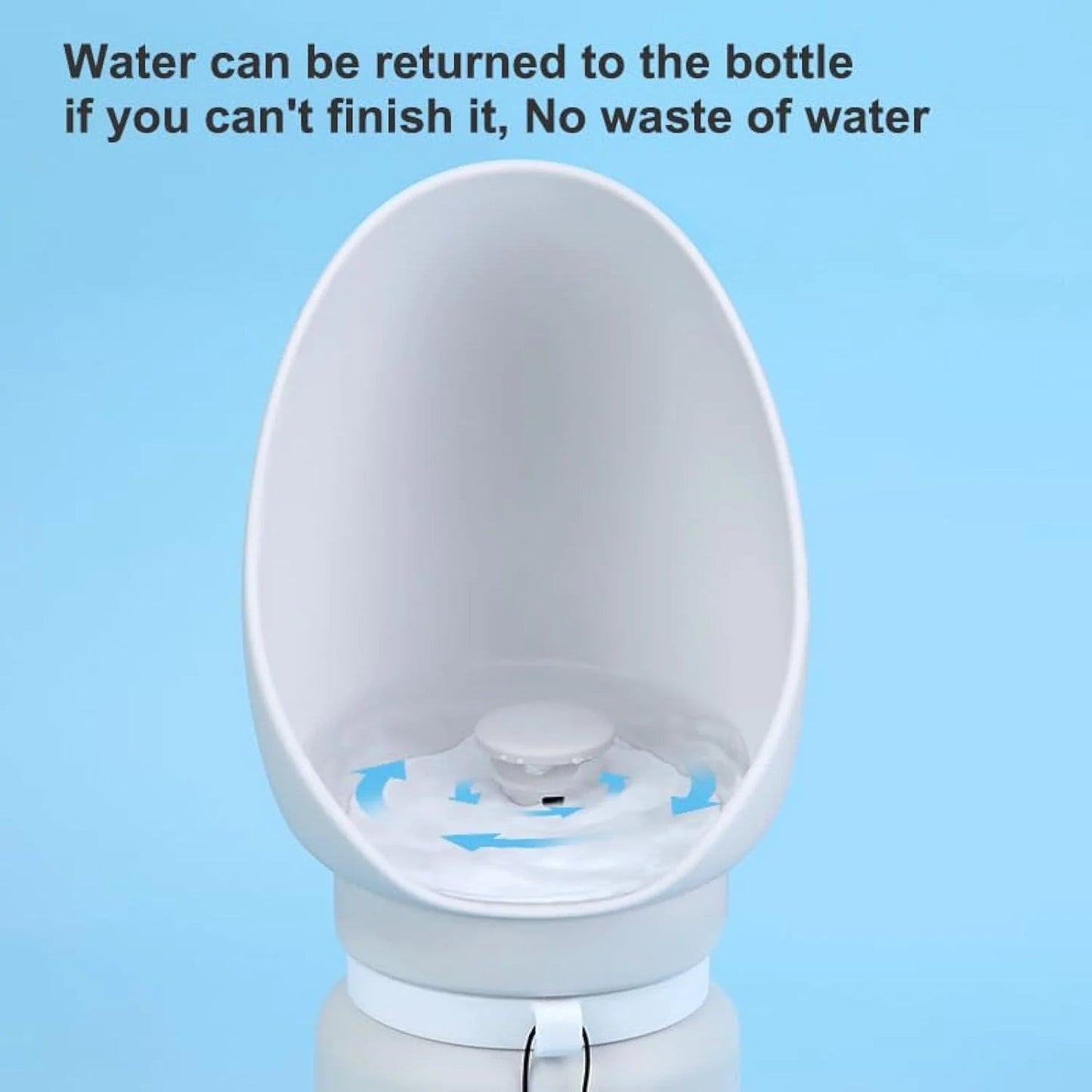 Portable Dog Water Bottle WEM Support (www.WEM.support)