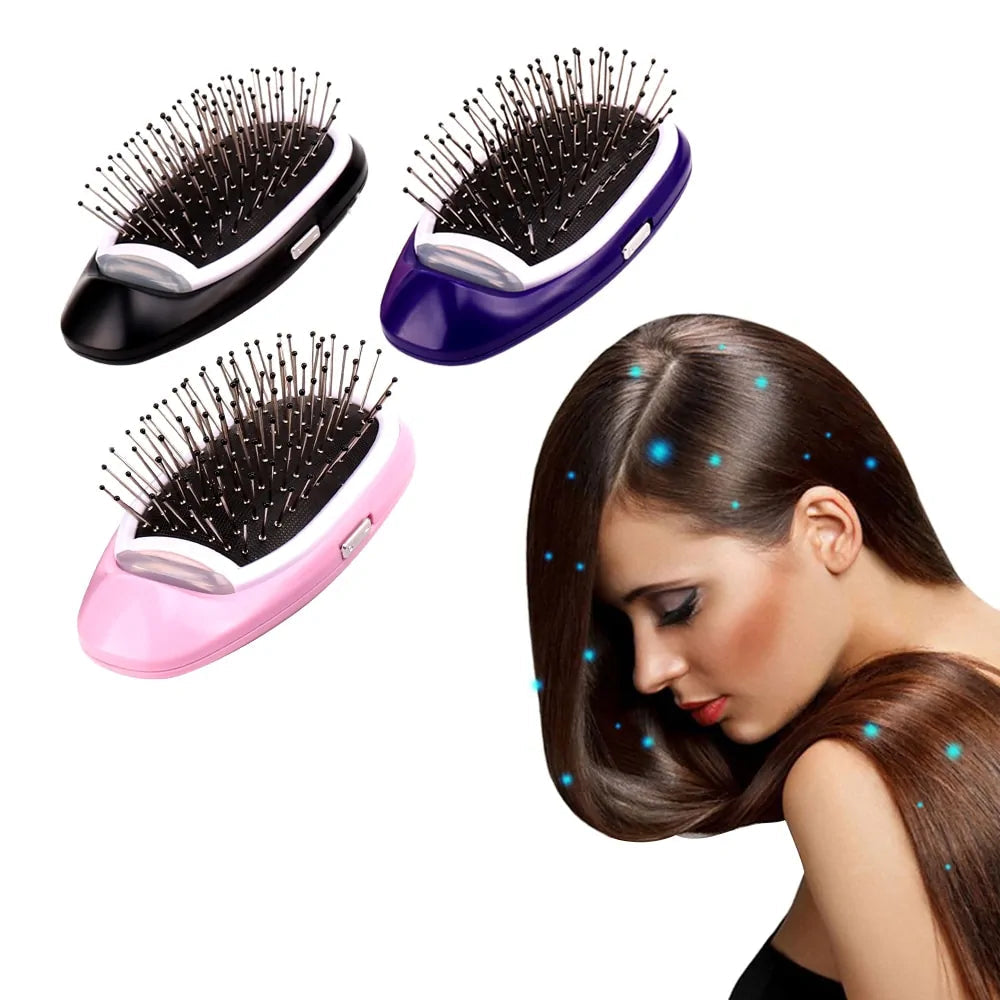 Portable Electric Ionic Hairbrush WEM Support (www.WEM.support)