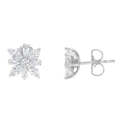 14K White Gold 1 1/4 cttw Diamond Stud Earring (H-I, SI1-SI2) WEM Support (www.WEM.support)