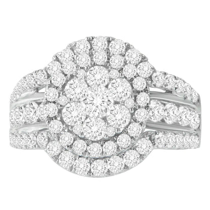 14k White Gold 2ct TDW Diamond Engagement Ring (H-I,SI2-I1) WEM Support (www.WEM.support)