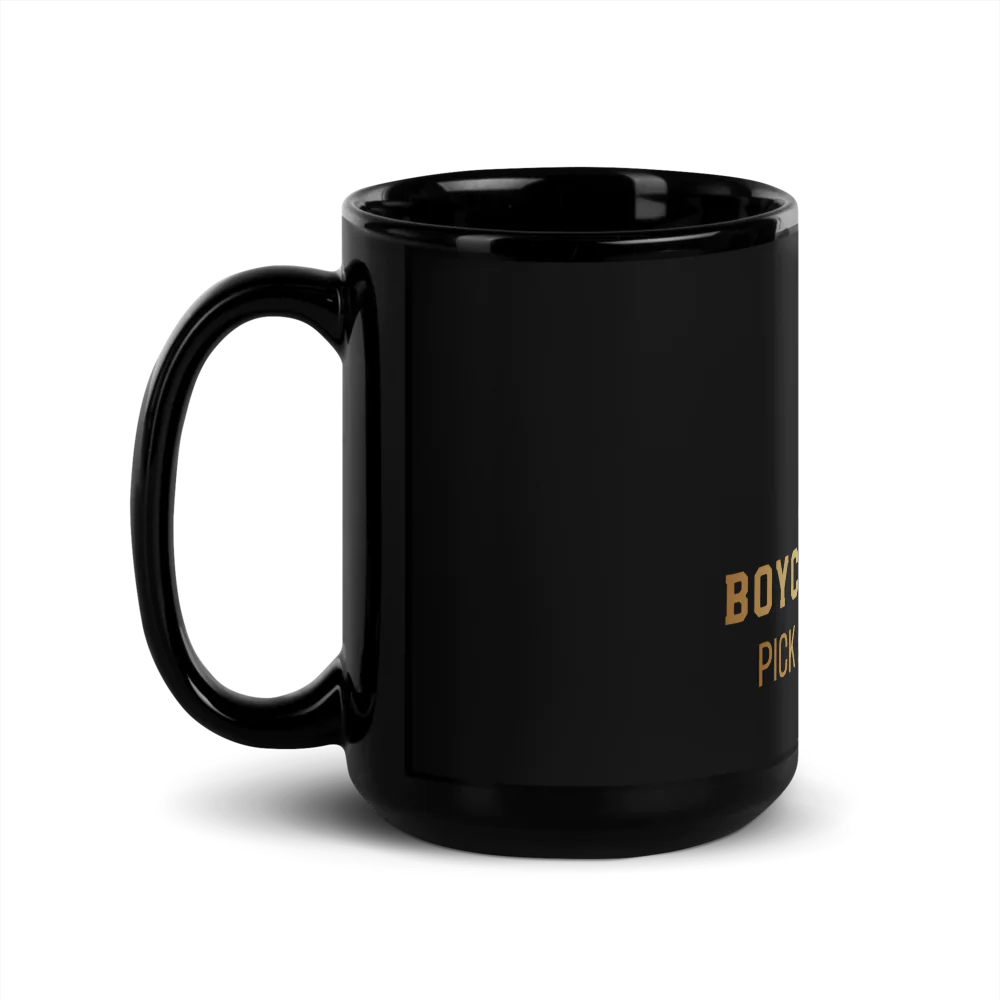 Sleek Black Ceramic Mug HejK.com Marketplace LLC