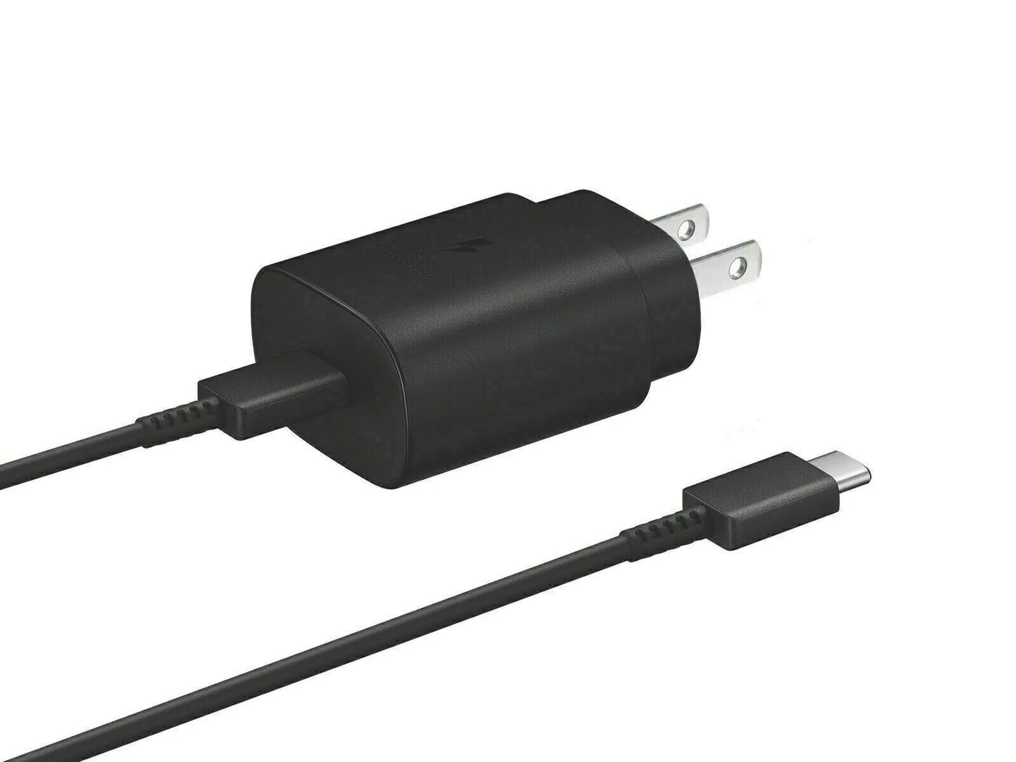 25W Type USB-C Super Fast Wall Charger +6FT Cable For Samsung Galaxy S20 S21 S22 WEM Support (www.WEM.support)