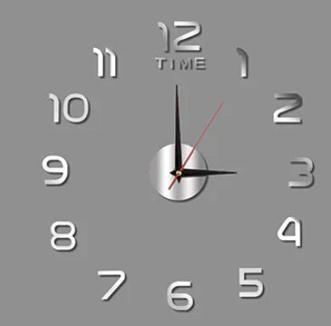 DIY 3D Frameless Wall Clock Kit