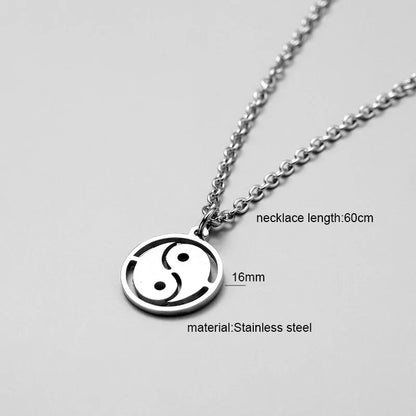 Long Chain Rectangular Pendant Necklace WEM Support (www.WEM.support)