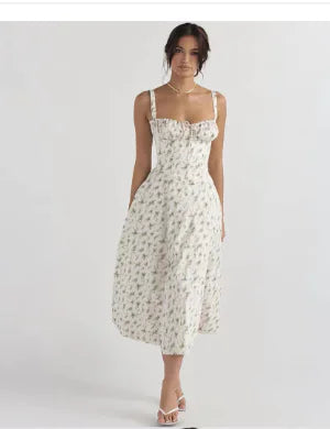 Vestido Elegante Parisino - Maxi Floral con Corsé HejK.com Marketplace LLC