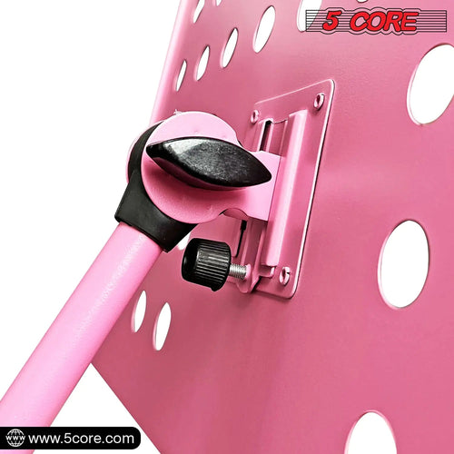 Suporte para Música 5Core para Partituras, Tripé Portátil Ajustável e Dobrável, Suporte para Notas, ROSA WEM Support (www.WEM.support)