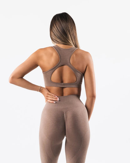 Yoga Hollow-out Sports Bra and Pants Set WEM Support (www.WEM.support)