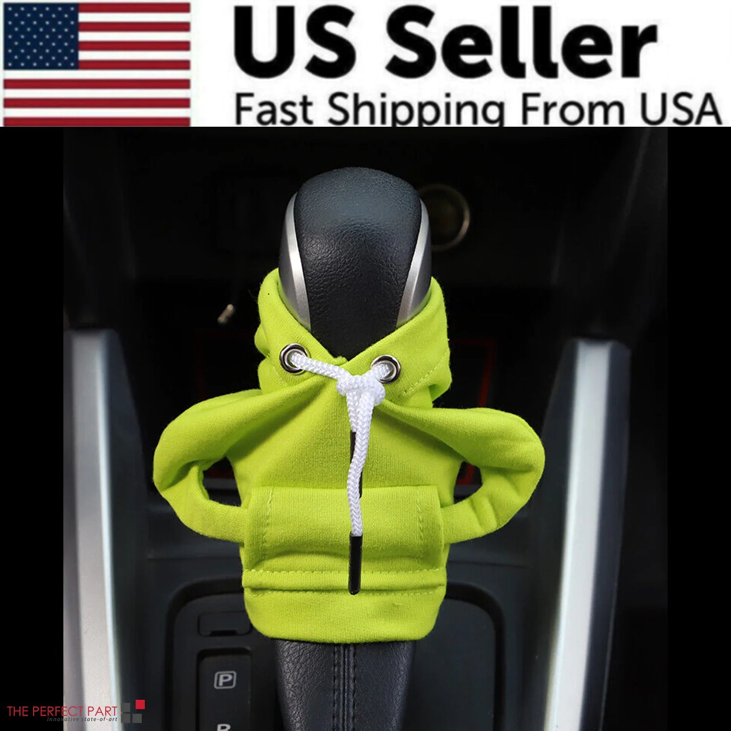 Car Gear Shift Cover Mini Hoodie Gear Shift Cover for Car Shifter Interior Trim WEM Support (www.WEM.support)