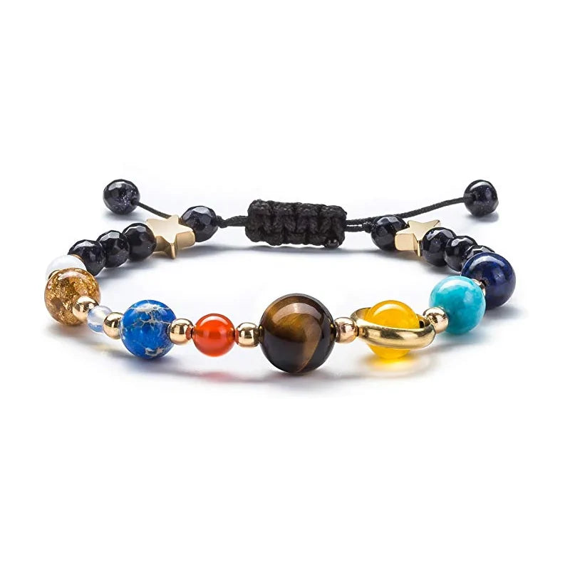 Lava Rock 7 Chakras Bracelet WEM Support (www.WEM.support)