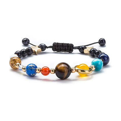 Lava Rock 7 Chakras Bracelet WEM Support (www.WEM.support)