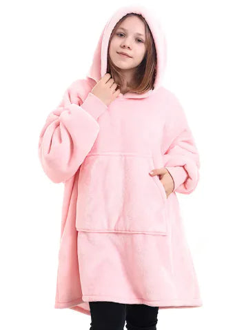 Women's Hooded Pullover Sweater Blanket WEM Support (www.WEM.support)