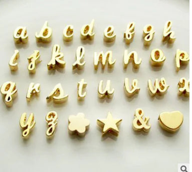 Letter Choker Necklace Lowercase WEM Support (www.WEM.support)