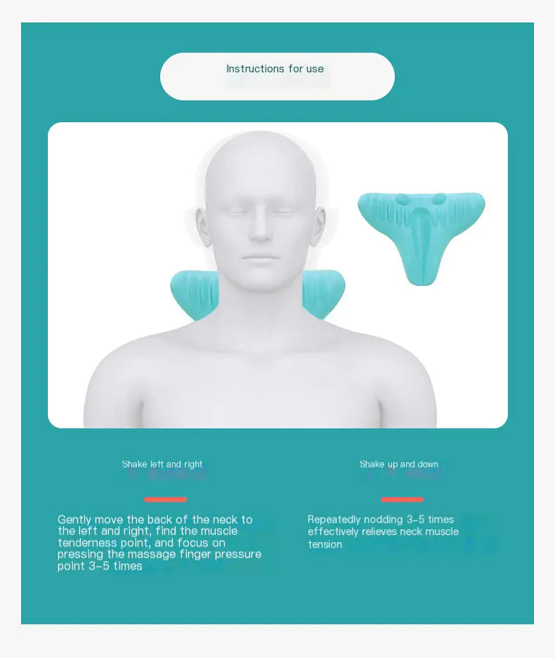 Travesseiro de Tração e Massagem Cervical