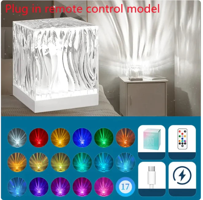 Ripple Glow RGB Night Lamp WEM Support (www.WEM.support)