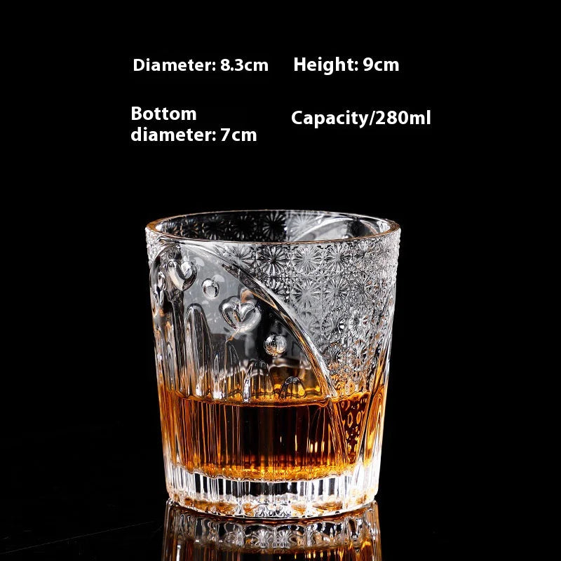 Crystal Whiskey Shot Glass Set WEM Support (www.WEM.support)