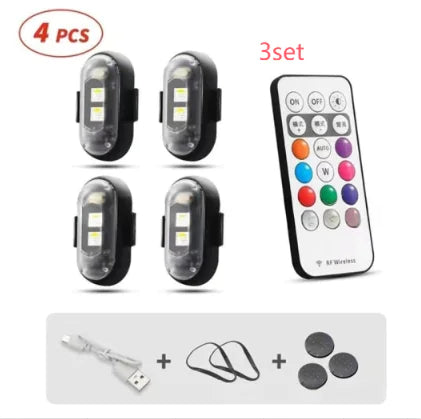 Wireless Remote Control Colorful Strobe Light WEM Support (www.WEM.support)