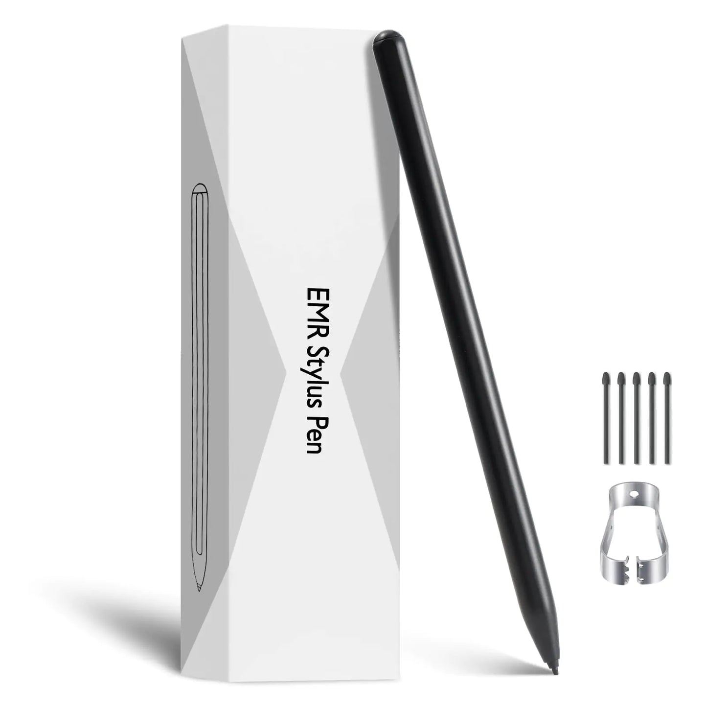 5pcs Remarkable Pen Tips, Replacement Tibs for Marker Pen/Marker Plus Pen, Remarkable Pen and Remarkable Plus Pen Tips/Nibs (5B-Gray*5)