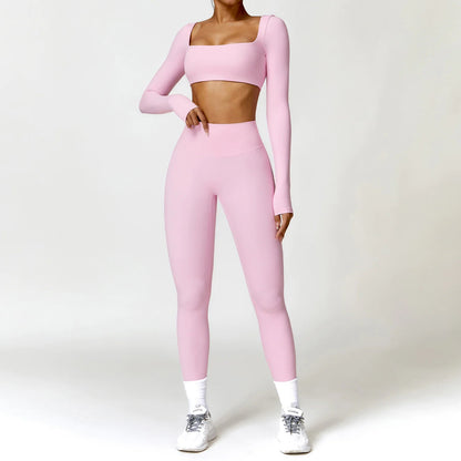 Winter Nude Feel Tight Yoga Suit WEM Support (www.WEM.support)