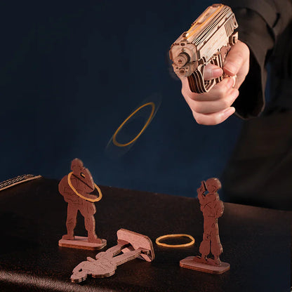 Robotime Mechanical Hideout Gun Kit WEM Support (www.WEM.support)