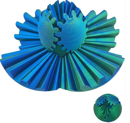 Bola de Engrenagem de Impressão 3D Rotatória
