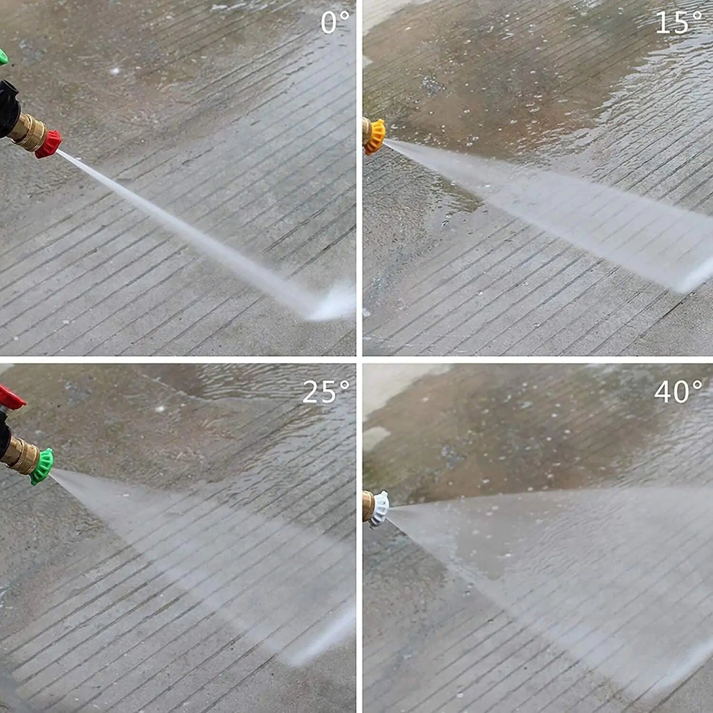 1/4" High Pressure Washer Gun 4000 PSI Car Wash Foam Spray Short Wand w/ Nozzle WEM Support (www.WEM.support)