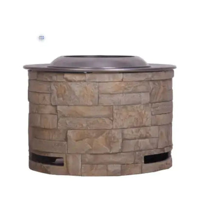 Stackstone Look Smokeless Firepit With Wood PelletTwigWood As The Fuel WEM Support (www.WEM.support)