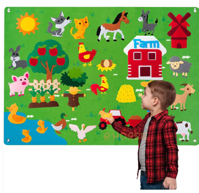 Interactive Science Discovery Felt Busy Board WEM Support (www.WEM.support)