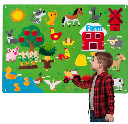 Interactive Science Discovery Felt Busy Board WEM Support (www.WEM.support)