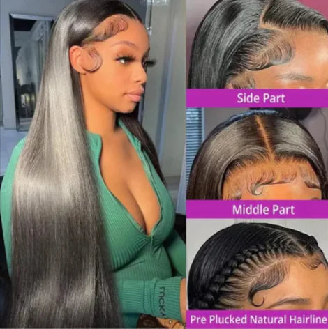 CosplayCharm Front Lace Sheath Wig for Women WEM Support (www.WEM.support)