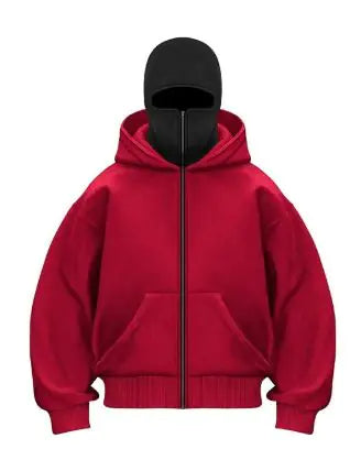 Double Hood Design Hooded Sweater WEM Support (www.WEM.support)