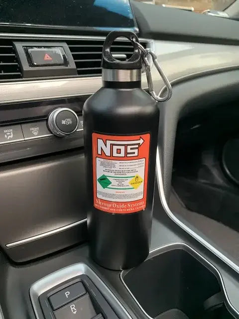 Car NOS Nitrogen Water Bottle WEM Support (www.WEM.support)