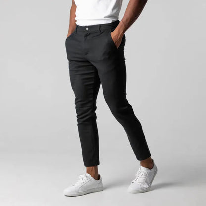 Men's Clothing Japanese Style Youth Business All-match Cotton Trousers WEM Support (www.WEM.support)